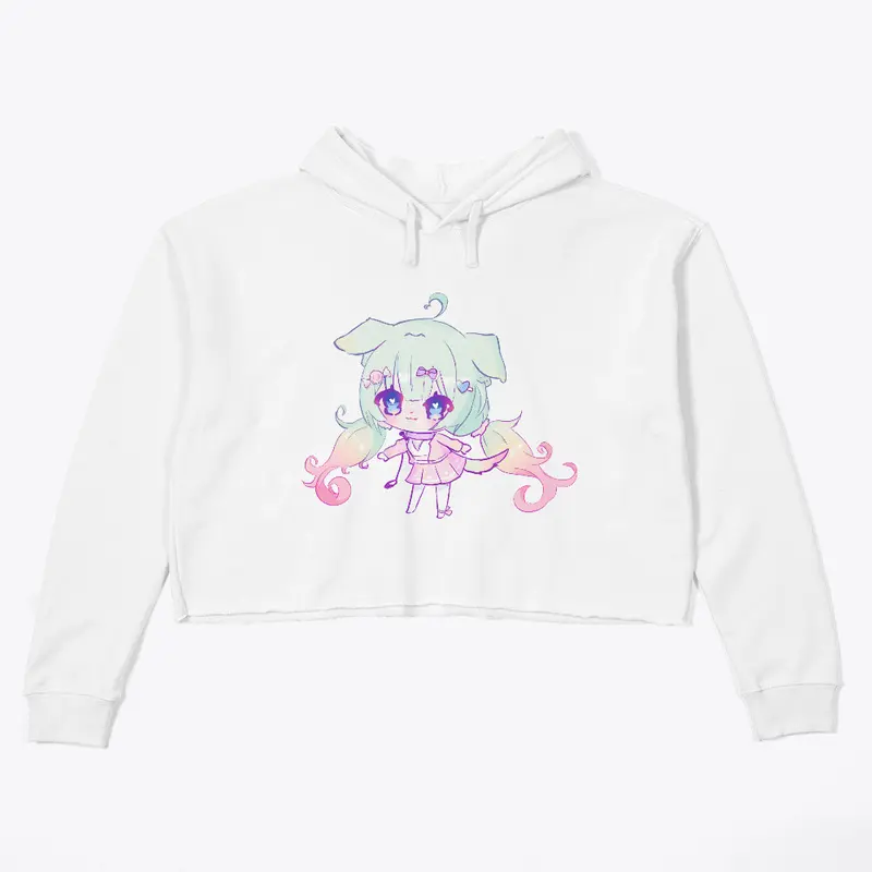 Puppywuv Cropped Hoodie