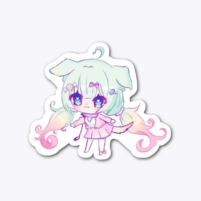 Puppywuv Chibi Sticker